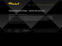 frankelmarketing.ch Webseite Vorschau