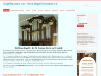 orgel-ermstedt.de Webseite Vorschau
