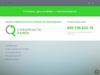 chiropraktik-rainer.de Webseite Vorschau