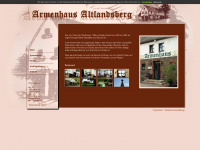 armenhaus-altlandsberg.de Webseite Vorschau