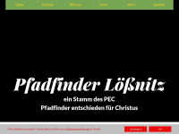 pfadfinder-loessnitz.de Webseite Vorschau