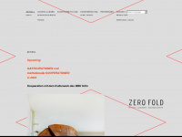 zerofold.de Webseite Vorschau