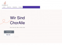 choralle-coelln.de Webseite Vorschau
