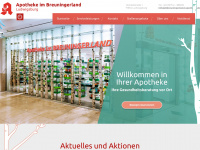 breuningerland-apotheke.de Webseite Vorschau