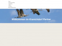 kranichdorf.de Webseite Vorschau
