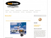 lunatronic.net Webseite Vorschau