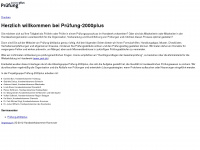 pruefung-2000plus.de Webseite Vorschau