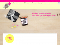 werbegeschenk-kuchen.de Webseite Vorschau