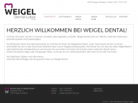 weigel-dental.de Webseite Vorschau