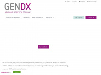 gendx.com Webseite Vorschau