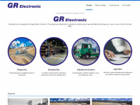 gr-electronic.cz Webseite Vorschau