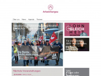arbeitaargau.ch Webseite Vorschau