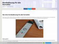 fernbedienung-fuer-alle-fernseher.de Webseite Vorschau