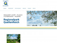 regionalpark-quellenreich.de Webseite Vorschau