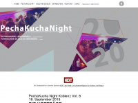 pecha-kucha-koblenz.de Webseite Vorschau