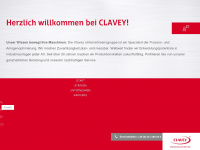 clavey.eu Webseite Vorschau