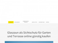 zaun-aus-glas.de Webseite Vorschau