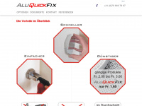 aluquickfix.ch Webseite Vorschau