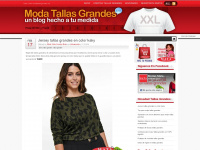 modatallasgrandes.net Webseite Vorschau