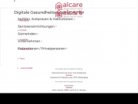 alcare.ch Webseite Vorschau
