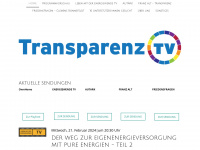 transparenztv.com Webseite Vorschau