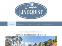 cafe-lindquist.de Webseite Vorschau
