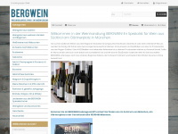 bergwein-shop.com Webseite Vorschau
