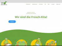 frosch-kita.de Webseite Vorschau