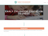 early-childhood-education-degrees.com Webseite Vorschau