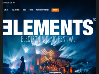 elementsfestival.de Webseite Vorschau