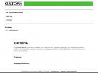 kultopia.org Webseite Vorschau