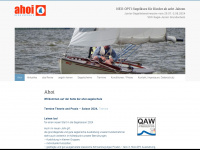 ahoi-segelschule.de Webseite Vorschau