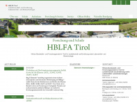 hblfa-tirol.at Webseite Vorschau