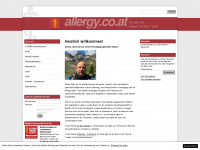 allergy.co.at Webseite Vorschau