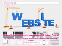 druckhausen.de Webseite Vorschau