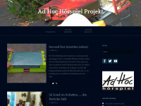 adhocprojektblog.wordpress.com Webseite Vorschau