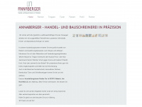 schreinerei-annaberger.de Webseite Vorschau