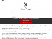 clean-and-safe.net Webseite Vorschau