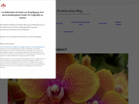 orchideenfans.de Webseite Vorschau
