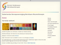 meridiaankleurentherapie.nl Webseite Vorschau