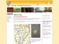 markusweg.at Webseite Vorschau