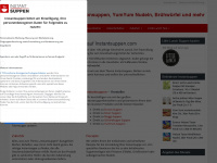 instantsuppen.com Webseite Vorschau