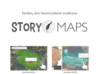storymaps.de Webseite Vorschau