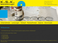 ksk-betonbohrungen.de Webseite Vorschau
