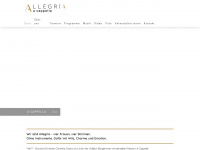 allegria-acappella.de Webseite Vorschau