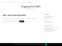 empfangsdienst-koeln.de Webseite Vorschau