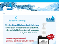h2o-solutions.ch Webseite Vorschau