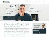 stiftung-ideenfabrik.de Webseite Vorschau