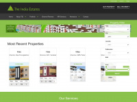 indiaestates.co.in Webseite Vorschau