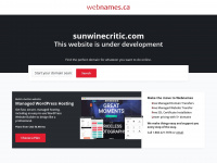sunwinecritic.com Webseite Vorschau